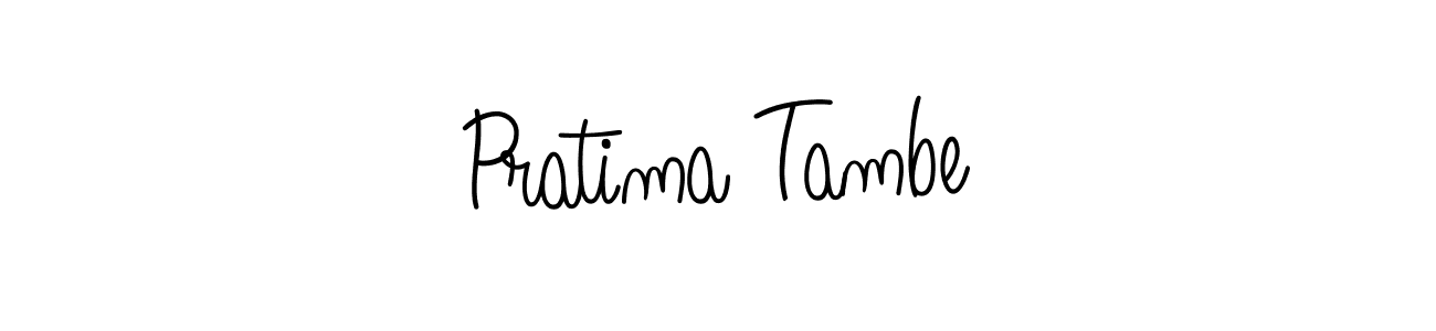 How to make Pratima Tambe signature? Angelique-Rose-font-FFP is a professional autograph style. Create handwritten signature for Pratima Tambe name. Pratima Tambe signature style 5 images and pictures png