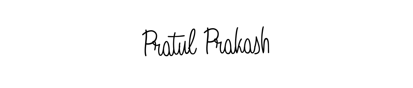 Also we have Pratul Prakash name is the best signature style. Create professional handwritten signature collection using Angelique-Rose-font-FFP autograph style. Pratul Prakash signature style 5 images and pictures png