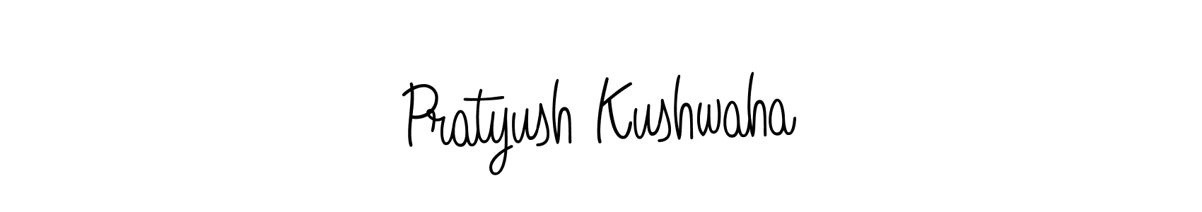 The best way (Angelique-Rose-font-FFP) to make a short signature is to pick only two or three words in your name. The name Pratyush Kushwaha include a total of six letters. For converting this name. Pratyush Kushwaha signature style 5 images and pictures png