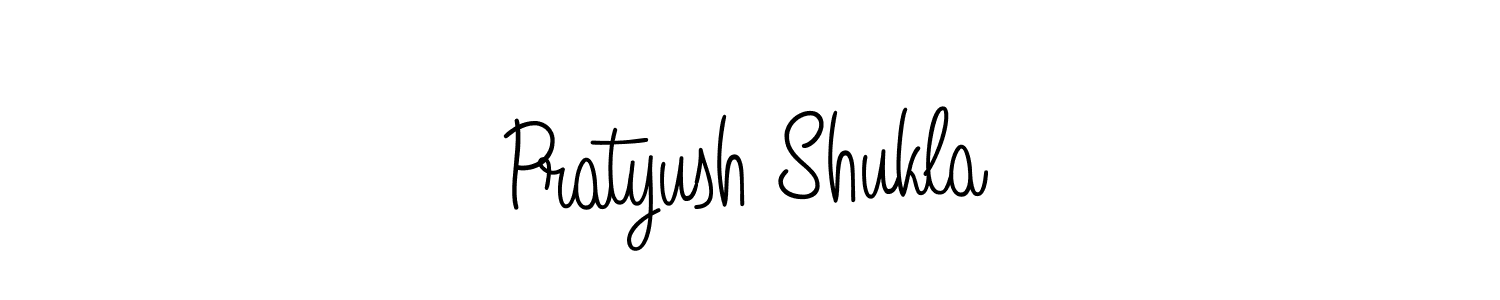 Pratyush Shukla stylish signature style. Best Handwritten Sign (Angelique-Rose-font-FFP) for my name. Handwritten Signature Collection Ideas for my name Pratyush Shukla. Pratyush Shukla signature style 5 images and pictures png