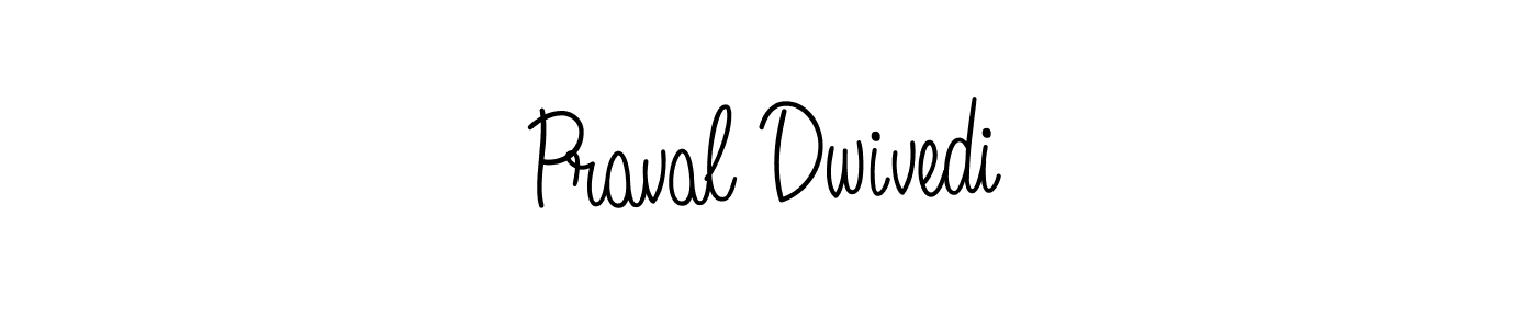 Create a beautiful signature design for name Praval Dwivedi. With this signature (Angelique-Rose-font-FFP) fonts, you can make a handwritten signature for free. Praval Dwivedi signature style 5 images and pictures png