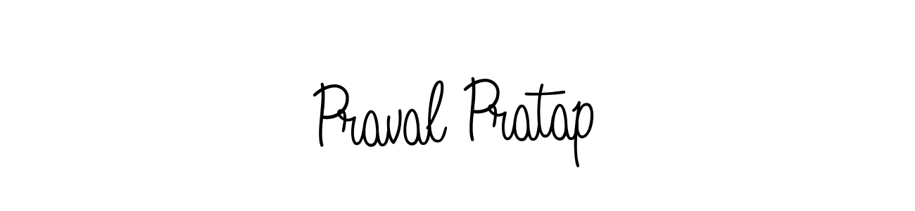 How to make Praval Pratap signature? Angelique-Rose-font-FFP is a professional autograph style. Create handwritten signature for Praval Pratap name. Praval Pratap signature style 5 images and pictures png
