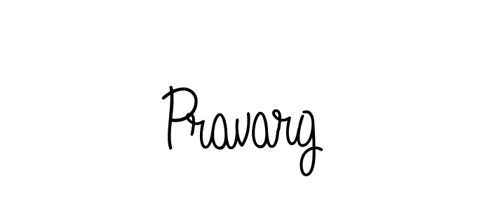 Pravarg stylish signature style. Best Handwritten Sign (Angelique-Rose-font-FFP) for my name. Handwritten Signature Collection Ideas for my name Pravarg. Pravarg signature style 5 images and pictures png