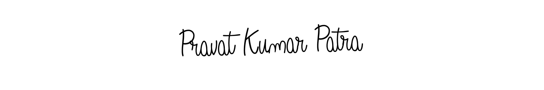 Use a signature maker to create a handwritten signature online. With this signature software, you can design (Angelique-Rose-font-FFP) your own signature for name Pravat Kumar Patra. Pravat Kumar Patra signature style 5 images and pictures png