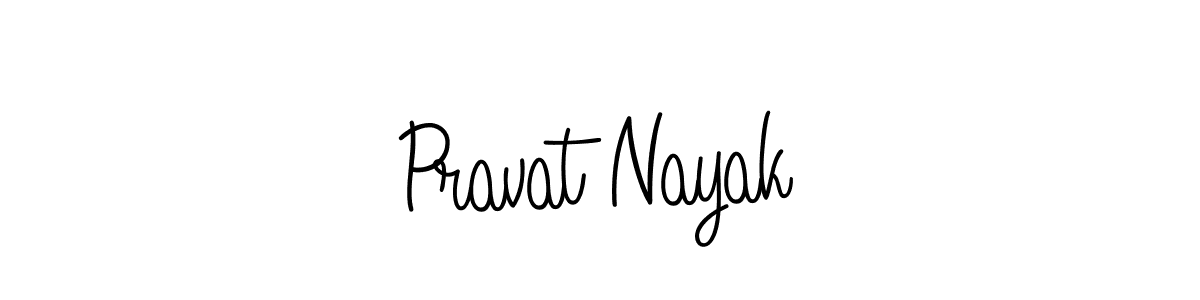 Create a beautiful signature design for name Pravat Nayak. With this signature (Angelique-Rose-font-FFP) fonts, you can make a handwritten signature for free. Pravat Nayak signature style 5 images and pictures png