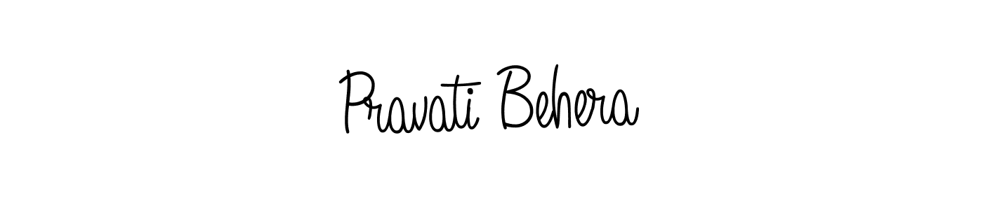 Also we have Pravati Behera name is the best signature style. Create professional handwritten signature collection using Angelique-Rose-font-FFP autograph style. Pravati Behera signature style 5 images and pictures png