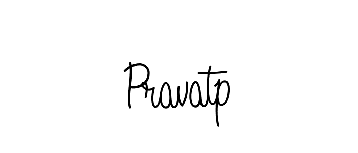 Use a signature maker to create a handwritten signature online. With this signature software, you can design (Angelique-Rose-font-FFP) your own signature for name Pravatp. Pravatp signature style 5 images and pictures png