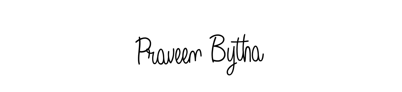 How to make Praveen Bytha signature? Angelique-Rose-font-FFP is a professional autograph style. Create handwritten signature for Praveen Bytha name. Praveen Bytha signature style 5 images and pictures png