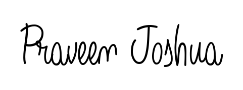 How to make Praveen Joshua name signature. Use Angelique-Rose-font-FFP style for creating short signs online. This is the latest handwritten sign. Praveen Joshua signature style 5 images and pictures png