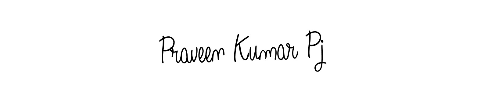 It looks lik you need a new signature style for name Praveen Kumar Pj. Design unique handwritten (Angelique-Rose-font-FFP) signature with our free signature maker in just a few clicks. Praveen Kumar Pj signature style 5 images and pictures png