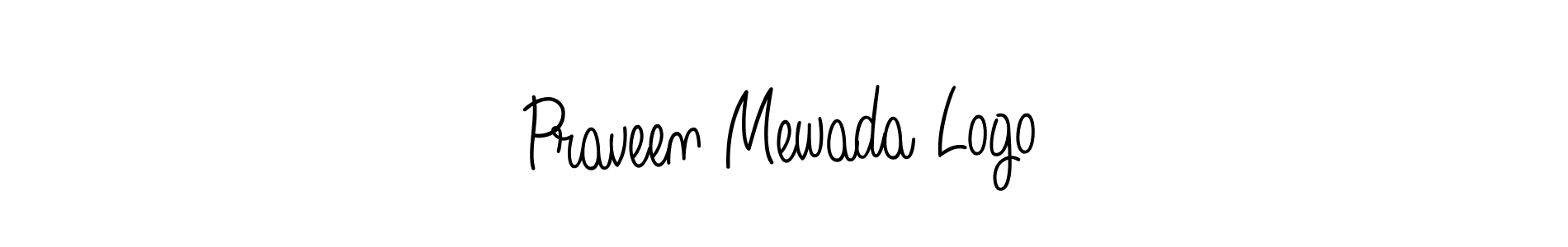 Design your own signature with our free online signature maker. With this signature software, you can create a handwritten (Angelique-Rose-font-FFP) signature for name Praveen Mewada Logo. Praveen Mewada Logo signature style 5 images and pictures png