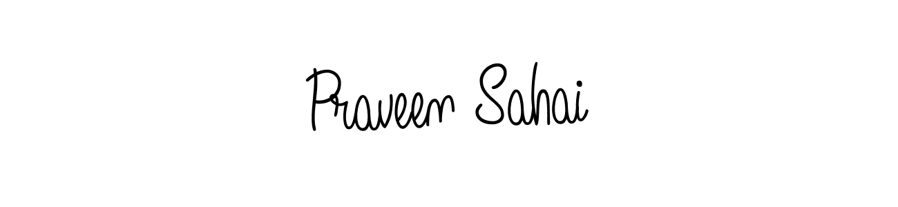 Design your own signature with our free online signature maker. With this signature software, you can create a handwritten (Angelique-Rose-font-FFP) signature for name Praveen Sahai. Praveen Sahai signature style 5 images and pictures png