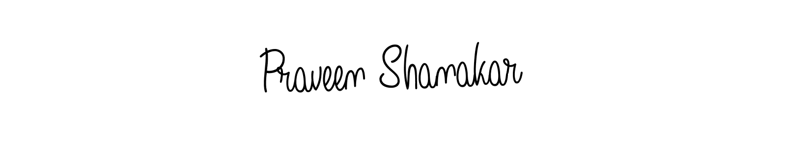Also we have Praveen Shanakar name is the best signature style. Create professional handwritten signature collection using Angelique-Rose-font-FFP autograph style. Praveen Shanakar signature style 5 images and pictures png
