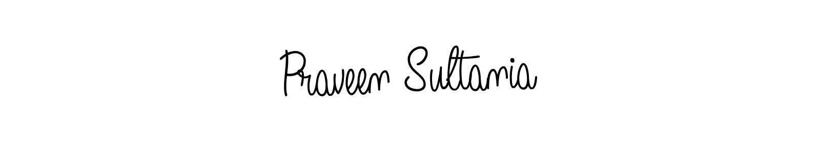 Create a beautiful signature design for name Praveen Sultania. With this signature (Angelique-Rose-font-FFP) fonts, you can make a handwritten signature for free. Praveen Sultania signature style 5 images and pictures png