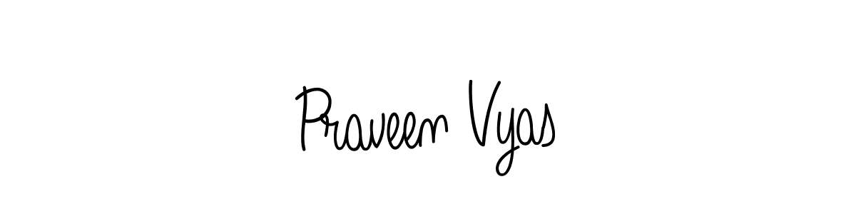 Make a beautiful signature design for name Praveen Vyas. Use this online signature maker to create a handwritten signature for free. Praveen Vyas signature style 5 images and pictures png