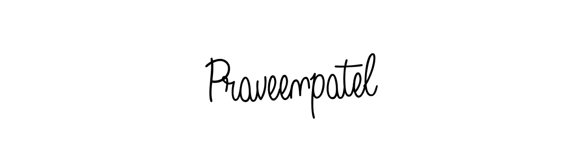 You should practise on your own different ways (Angelique-Rose-font-FFP) to write your name (Praveenpatel) in signature. don't let someone else do it for you. Praveenpatel signature style 5 images and pictures png