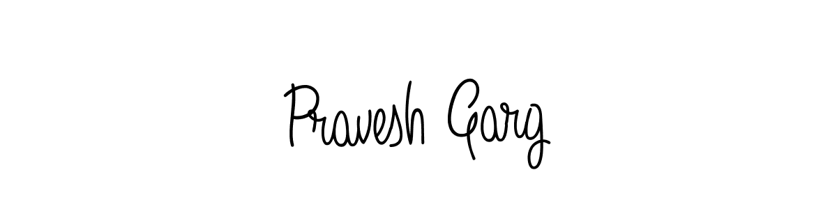 Also we have Pravesh Garg name is the best signature style. Create professional handwritten signature collection using Angelique-Rose-font-FFP autograph style. Pravesh Garg signature style 5 images and pictures png