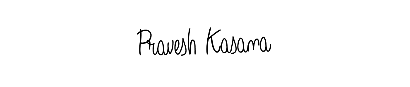 Best and Professional Signature Style for Pravesh Kasana. Angelique-Rose-font-FFP Best Signature Style Collection. Pravesh Kasana signature style 5 images and pictures png