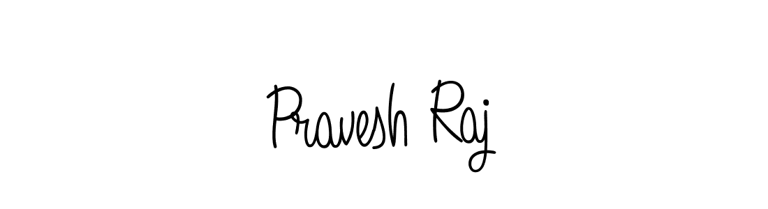 Pravesh Raj stylish signature style. Best Handwritten Sign (Angelique-Rose-font-FFP) for my name. Handwritten Signature Collection Ideas for my name Pravesh Raj. Pravesh Raj signature style 5 images and pictures png