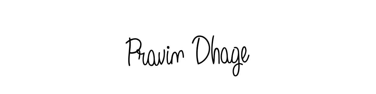 You should practise on your own different ways (Angelique-Rose-font-FFP) to write your name (Pravin Dhage) in signature. don't let someone else do it for you. Pravin Dhage signature style 5 images and pictures png