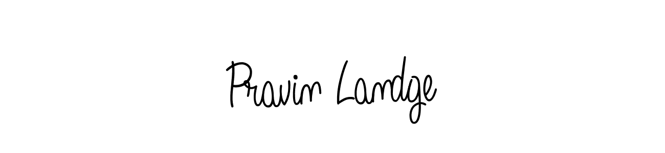 You should practise on your own different ways (Angelique-Rose-font-FFP) to write your name (Pravin Landge) in signature. don't let someone else do it for you. Pravin Landge signature style 5 images and pictures png