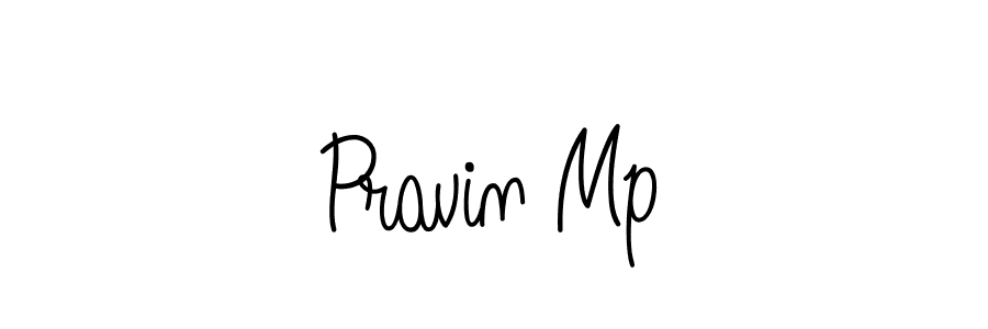 Pravin Mp stylish signature style. Best Handwritten Sign (Angelique-Rose-font-FFP) for my name. Handwritten Signature Collection Ideas for my name Pravin Mp. Pravin Mp signature style 5 images and pictures png