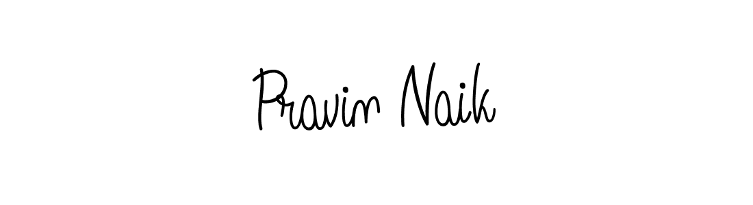 Make a beautiful signature design for name Pravin Naik. With this signature (Angelique-Rose-font-FFP) style, you can create a handwritten signature for free. Pravin Naik signature style 5 images and pictures png