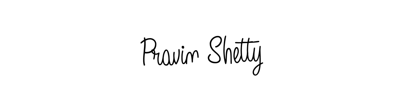 Use a signature maker to create a handwritten signature online. With this signature software, you can design (Angelique-Rose-font-FFP) your own signature for name Pravin Shetty. Pravin Shetty signature style 5 images and pictures png