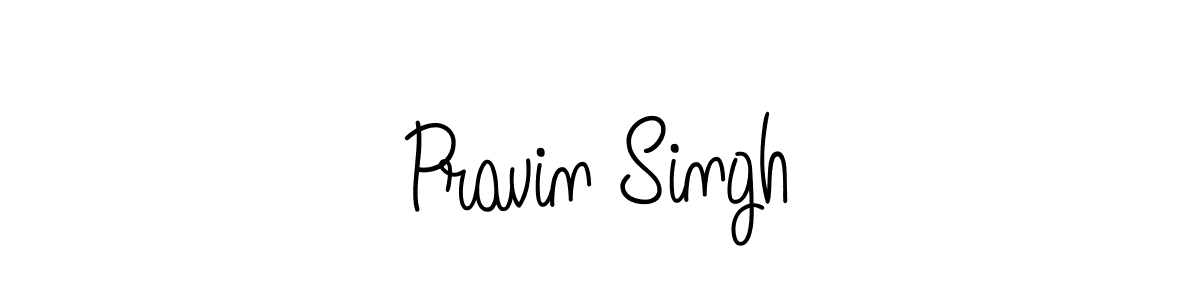 Best and Professional Signature Style for Pravin Singh. Angelique-Rose-font-FFP Best Signature Style Collection. Pravin Singh signature style 5 images and pictures png