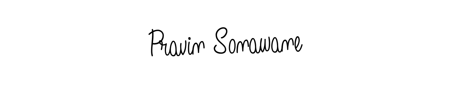 Best and Professional Signature Style for Pravin Sonawane. Angelique-Rose-font-FFP Best Signature Style Collection. Pravin Sonawane signature style 5 images and pictures png