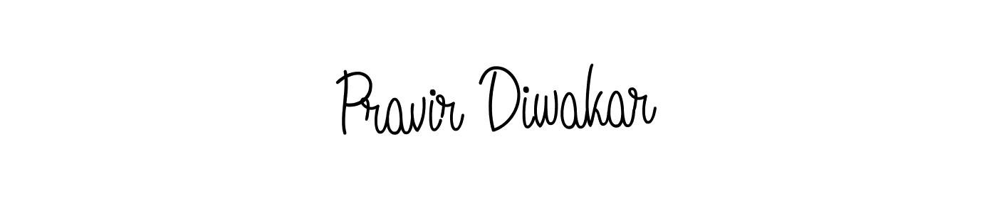 How to Draw Pravir Diwakar signature style? Angelique-Rose-font-FFP is a latest design signature styles for name Pravir Diwakar. Pravir Diwakar signature style 5 images and pictures png