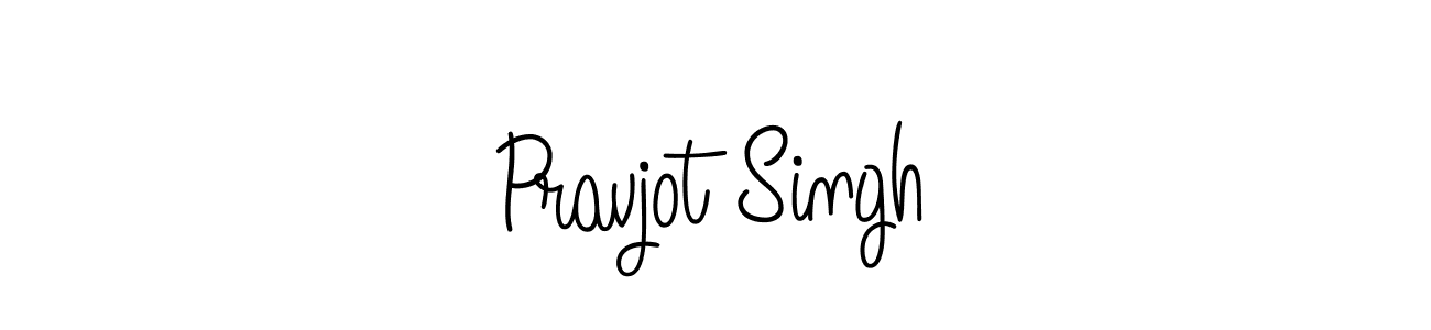 Design your own signature with our free online signature maker. With this signature software, you can create a handwritten (Angelique-Rose-font-FFP) signature for name Pravjot Singh. Pravjot Singh signature style 5 images and pictures png