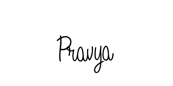 Use a signature maker to create a handwritten signature online. With this signature software, you can design (Angelique-Rose-font-FFP) your own signature for name Pravya. Pravya signature style 5 images and pictures png