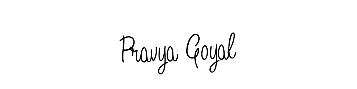 How to Draw Pravya Goyal signature style? Angelique-Rose-font-FFP is a latest design signature styles for name Pravya Goyal. Pravya Goyal signature style 5 images and pictures png