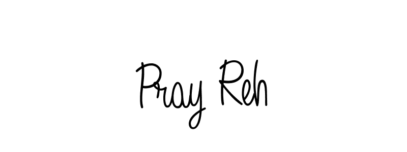 Best and Professional Signature Style for Pray Reh. Angelique-Rose-font-FFP Best Signature Style Collection. Pray Reh signature style 5 images and pictures png