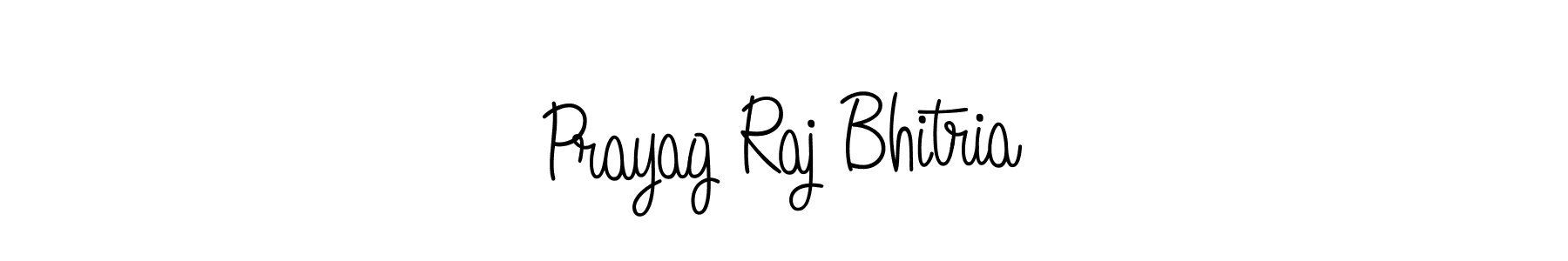 This is the best signature style for the Prayag Raj Bhitria name. Also you like these signature font (Angelique-Rose-font-FFP). Mix name signature. Prayag Raj Bhitria signature style 5 images and pictures png