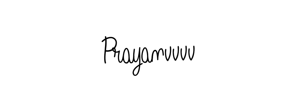 The best way (Angelique-Rose-font-FFP) to make a short signature is to pick only two or three words in your name. The name Prayanvvvv include a total of six letters. For converting this name. Prayanvvvv signature style 5 images and pictures png