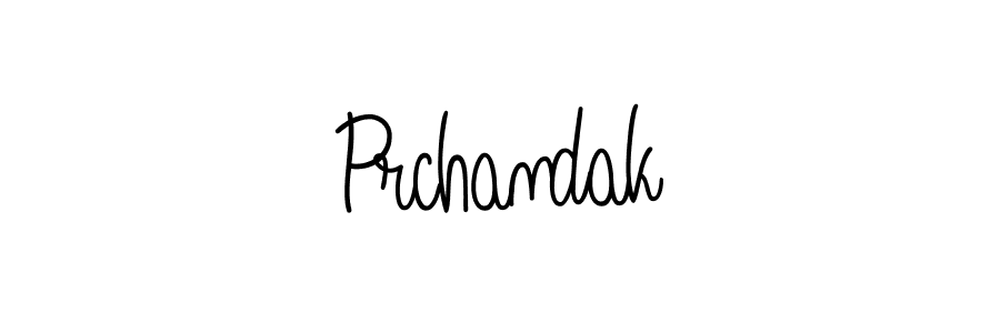 Create a beautiful signature design for name Prchandak. With this signature (Angelique-Rose-font-FFP) fonts, you can make a handwritten signature for free. Prchandak signature style 5 images and pictures png