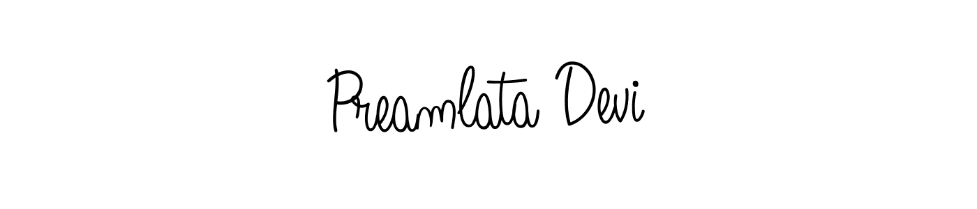 Make a beautiful signature design for name Preamlata Devi. Use this online signature maker to create a handwritten signature for free. Preamlata Devi signature style 5 images and pictures png