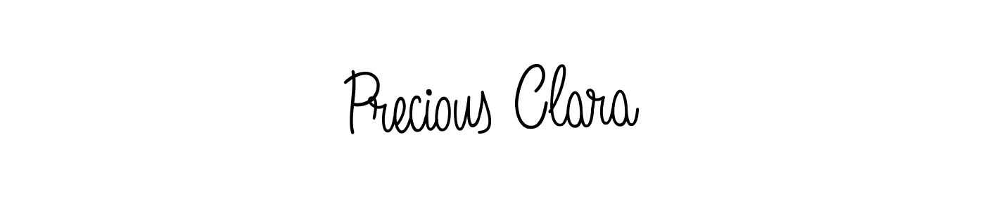 Create a beautiful signature design for name Precious Clara. With this signature (Angelique-Rose-font-FFP) fonts, you can make a handwritten signature for free. Precious Clara signature style 5 images and pictures png
