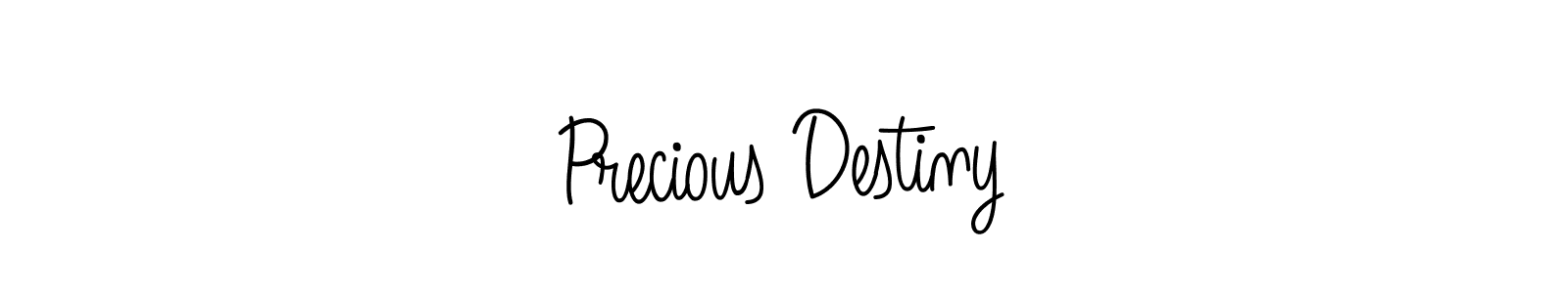 It looks lik you need a new signature style for name Precious Destiny. Design unique handwritten (Angelique-Rose-font-FFP) signature with our free signature maker in just a few clicks. Precious Destiny signature style 5 images and pictures png