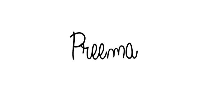 Make a beautiful signature design for name Preema . Use this online signature maker to create a handwritten signature for free. Preema  signature style 5 images and pictures png