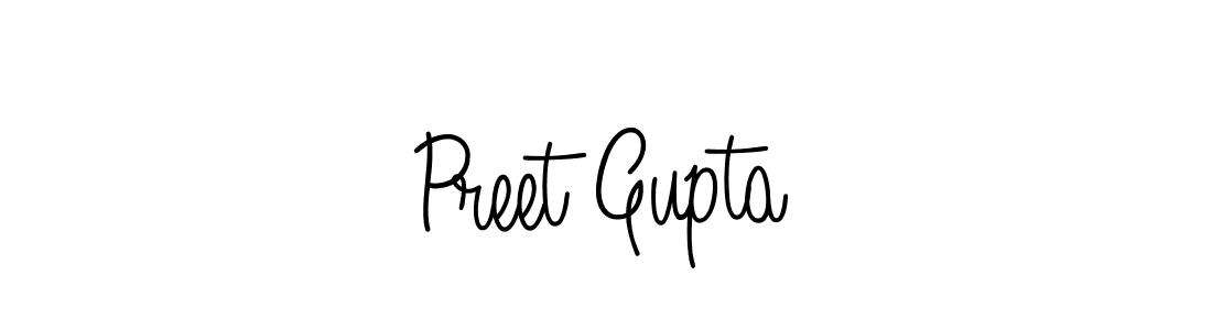 Make a beautiful signature design for name Preet Gupta. Use this online signature maker to create a handwritten signature for free. Preet Gupta signature style 5 images and pictures png