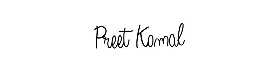 Angelique-Rose-font-FFP is a professional signature style that is perfect for those who want to add a touch of class to their signature. It is also a great choice for those who want to make their signature more unique. Get Preet Komal name to fancy signature for free. Preet Komal signature style 5 images and pictures png
