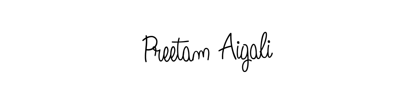 if you are searching for the best signature style for your name Preetam Aigali. so please give up your signature search. here we have designed multiple signature styles  using Angelique-Rose-font-FFP. Preetam Aigali signature style 5 images and pictures png