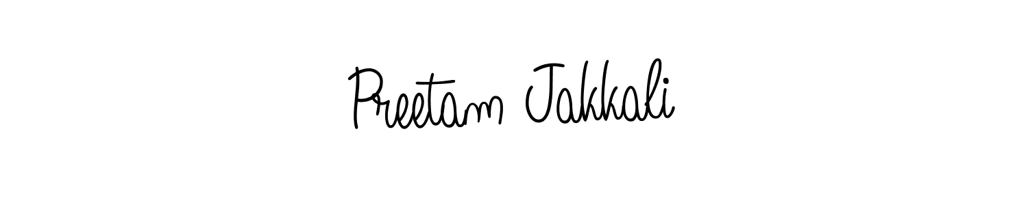 It looks lik you need a new signature style for name Preetam Jakkali. Design unique handwritten (Angelique-Rose-font-FFP) signature with our free signature maker in just a few clicks. Preetam Jakkali signature style 5 images and pictures png