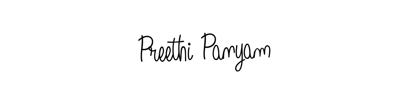 Angelique-Rose-font-FFP is a professional signature style that is perfect for those who want to add a touch of class to their signature. It is also a great choice for those who want to make their signature more unique. Get Preethi Panyam name to fancy signature for free. Preethi Panyam signature style 5 images and pictures png