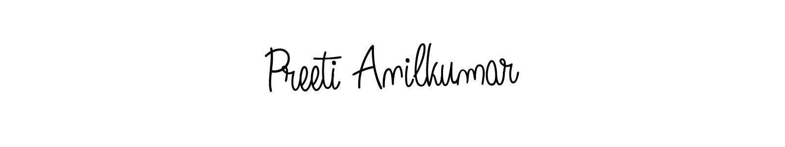 How to Draw Preeti Anilkumar signature style? Angelique-Rose-font-FFP is a latest design signature styles for name Preeti Anilkumar. Preeti Anilkumar signature style 5 images and pictures png