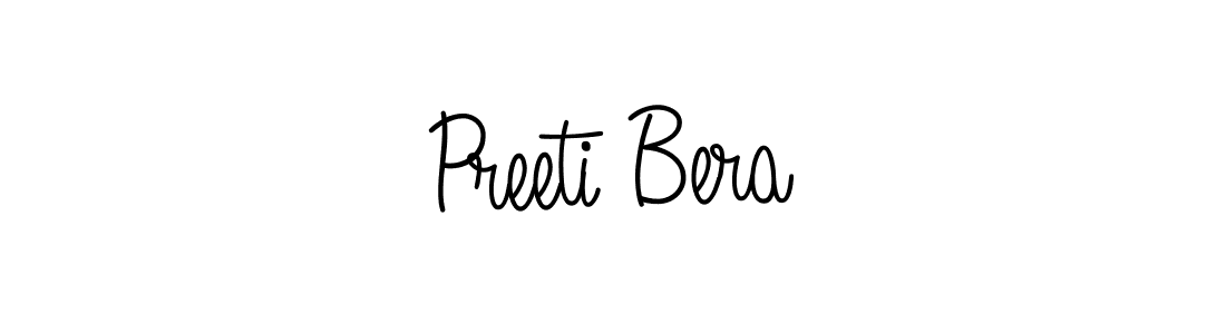 Also we have Preeti Bera name is the best signature style. Create professional handwritten signature collection using Angelique-Rose-font-FFP autograph style. Preeti Bera signature style 5 images and pictures png