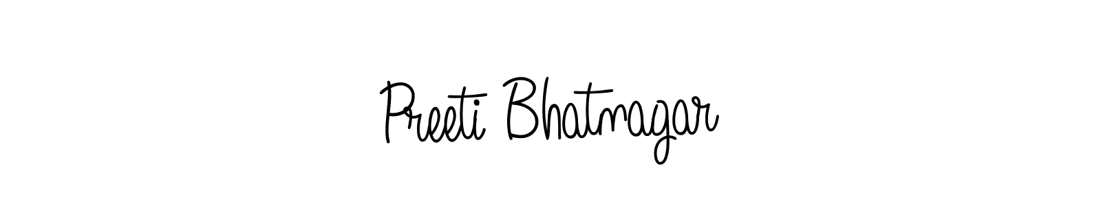 It looks lik you need a new signature style for name Preeti Bhatnagar. Design unique handwritten (Angelique-Rose-font-FFP) signature with our free signature maker in just a few clicks. Preeti Bhatnagar signature style 5 images and pictures png